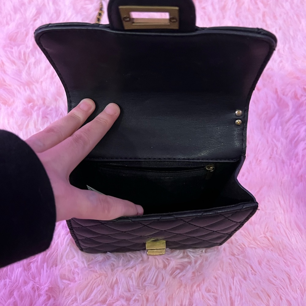 Black/gold/pearl bag - Picture 3 of 4